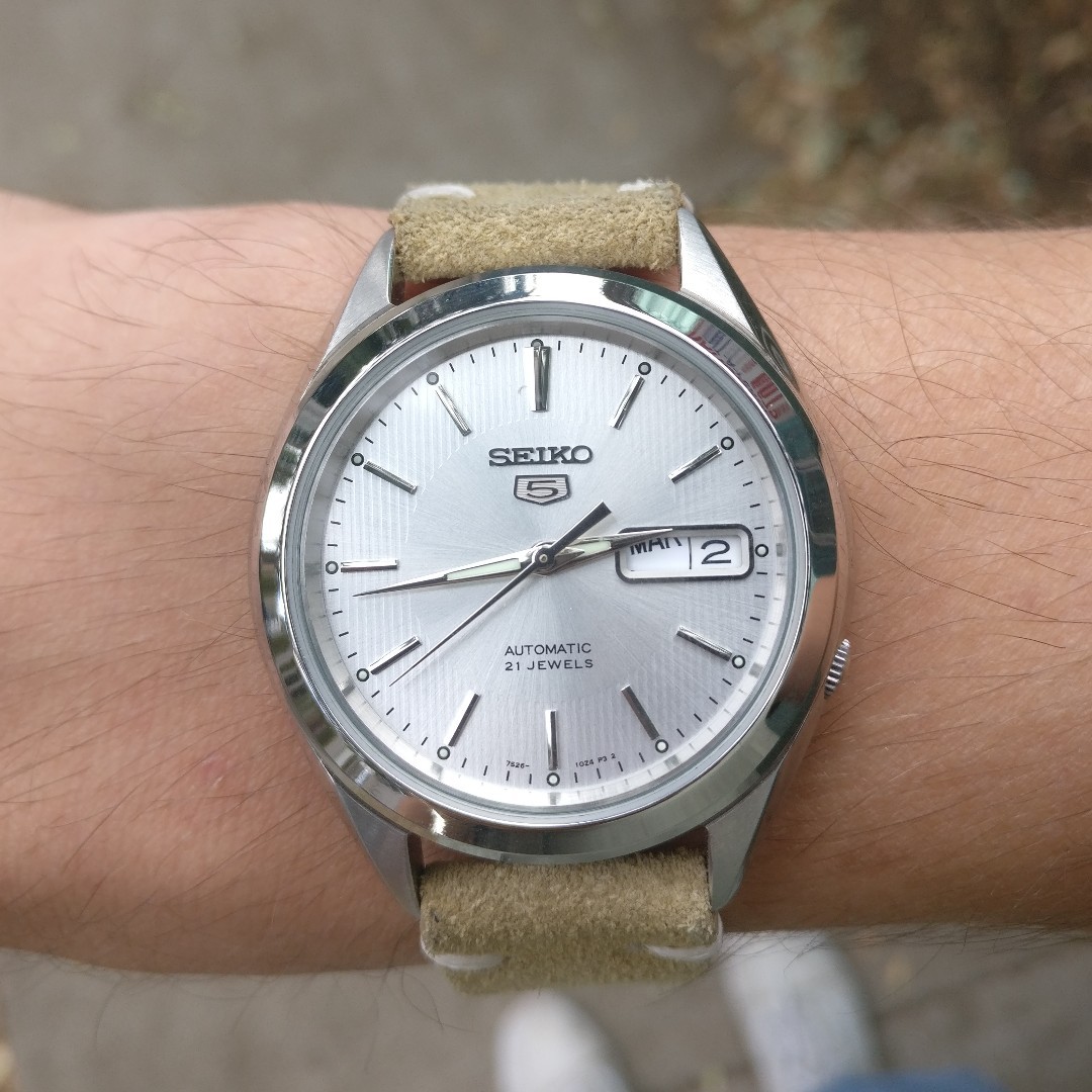 seiko silver dial