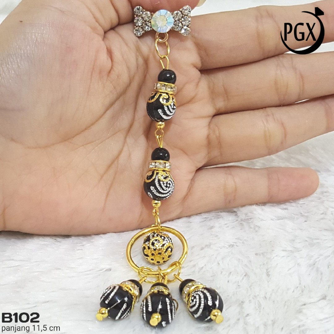 Bros Dagu Juntai Panjang Aksesoris Hijab Jilbab Souvenir Terbaru