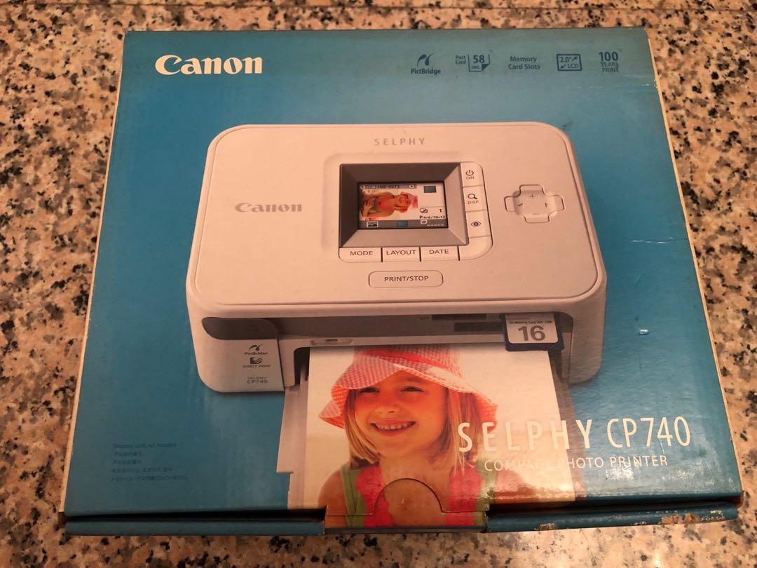 compact photo printer selphy cp720