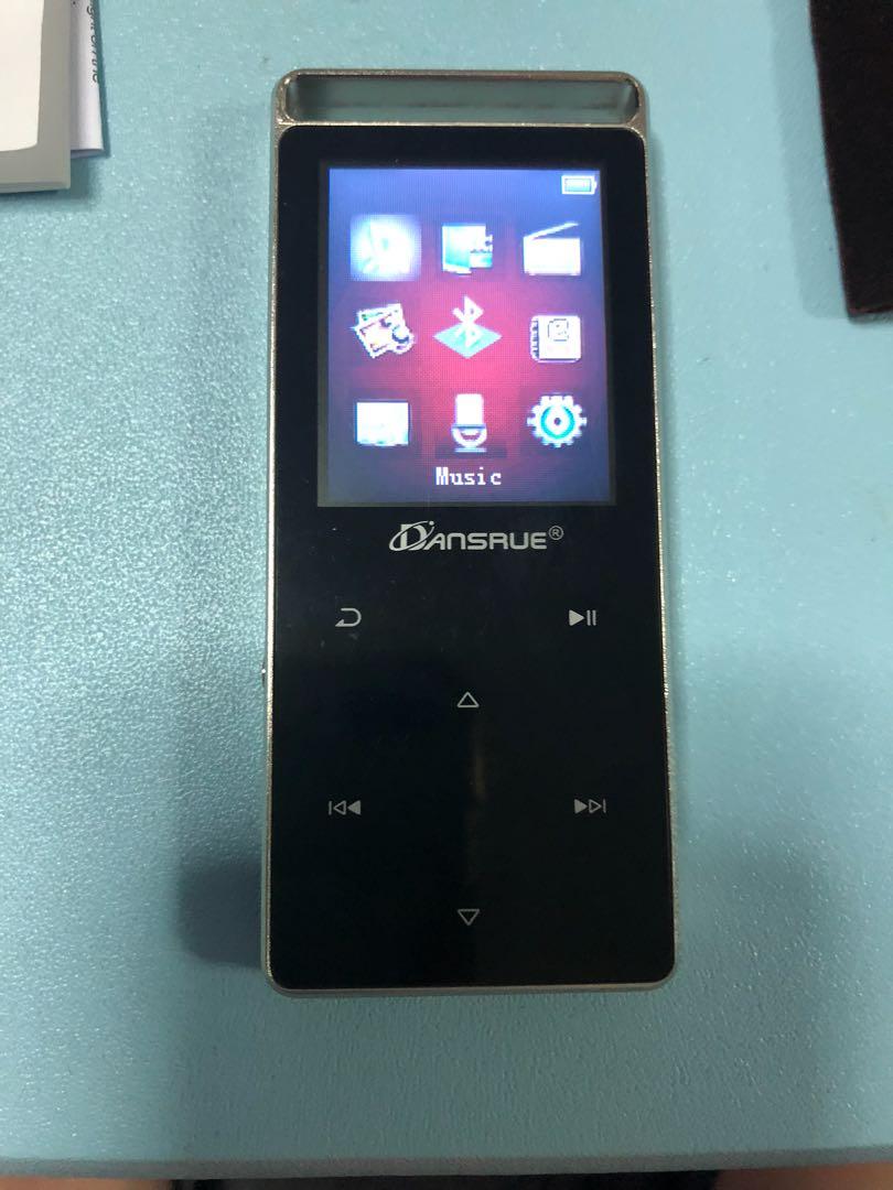 Dansrue M01 Bluetooth MP3 Music Player, Lossless Sound/ FM Radio/ Voice Recorder/ Metal Shell