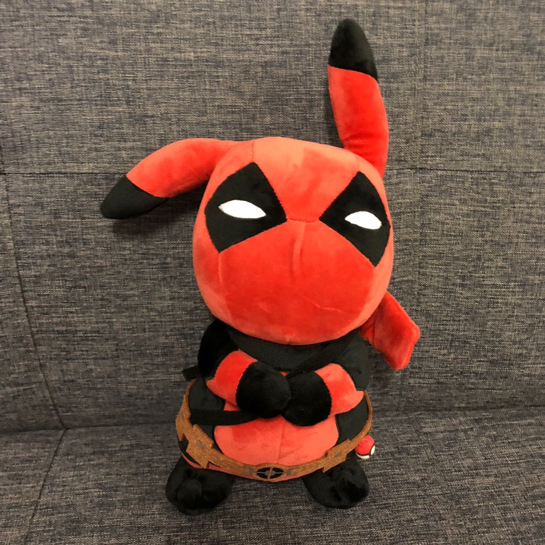 Deadpool pikachu stuffed animal shop