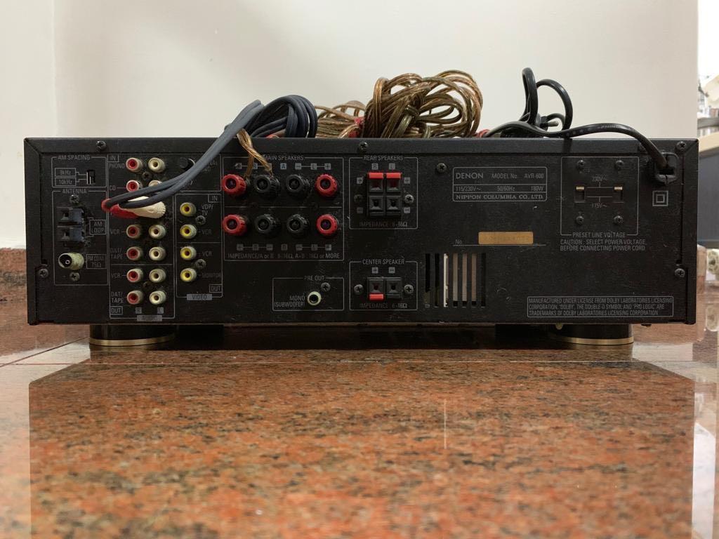 Denon AVR600 Amplifier and Linear Phase 8810 Studio Speakers, Audio