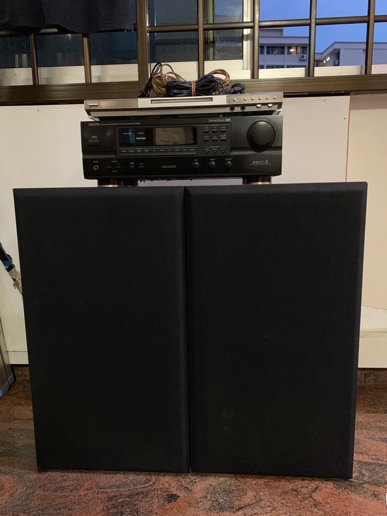 Denon AVR600 Amplifier and Linear Phase 8810 Studio Speakers, Audio