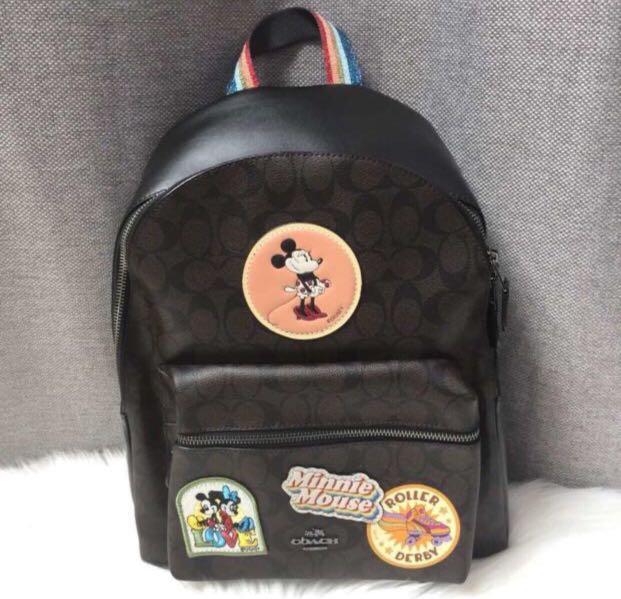 Mickey mouse sales backpack coach