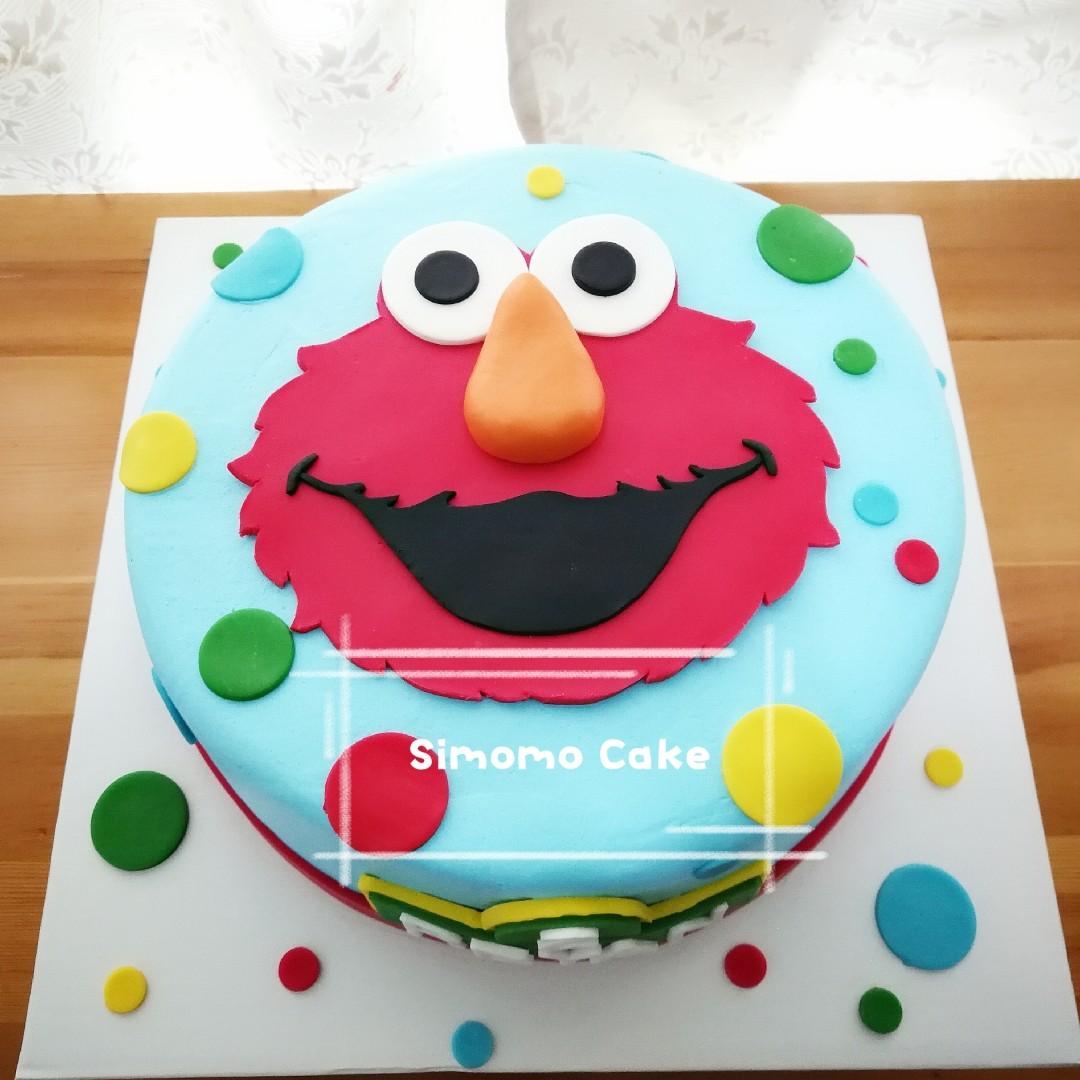 Elmo Cake Sesame Street Cake Free Delivery Food Drinks Baked