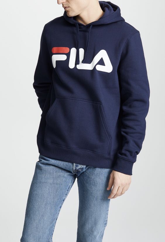 navy fila hoodie