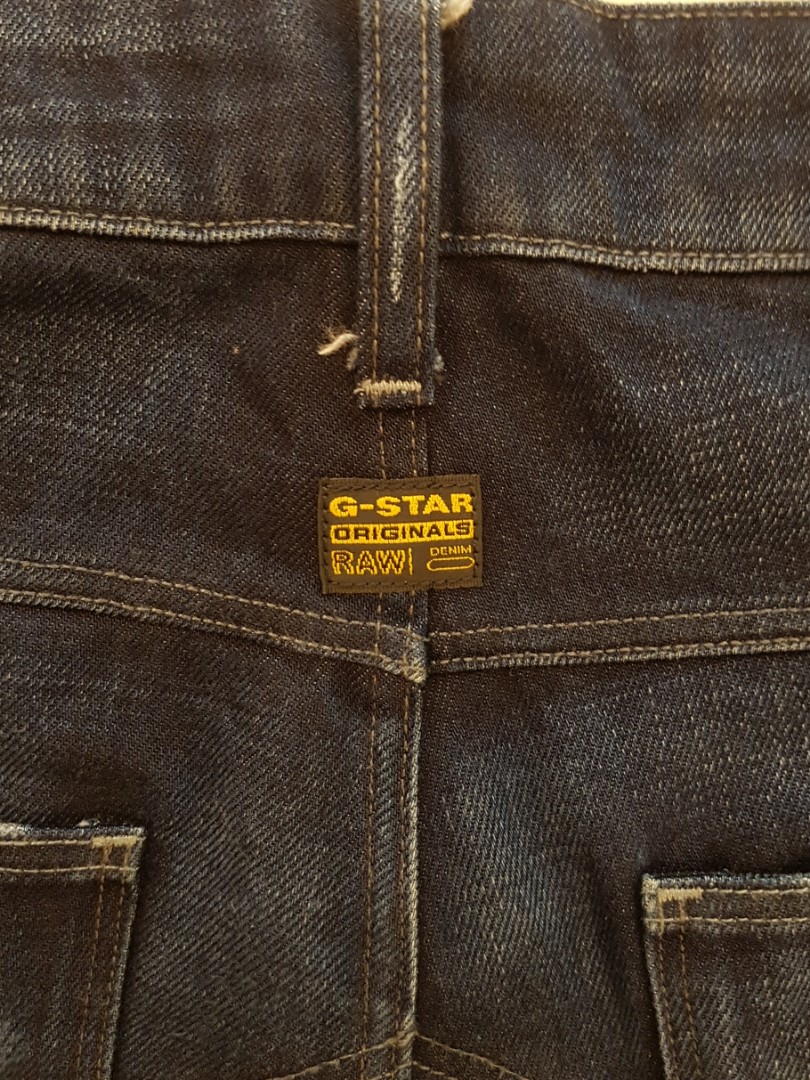 g star originals raw denim jeans