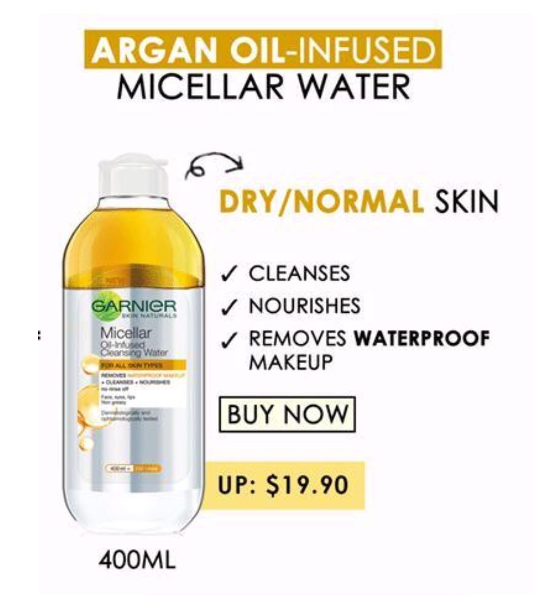 garnier argan oil micellar water