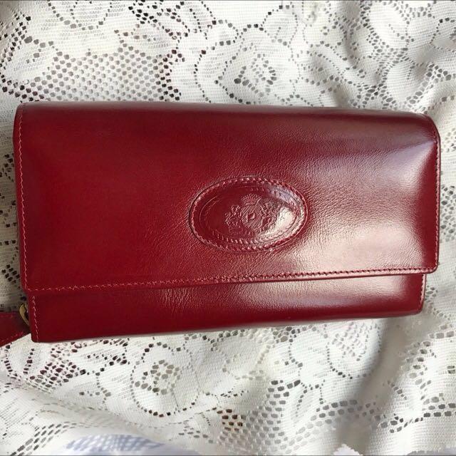 leather wallet bag