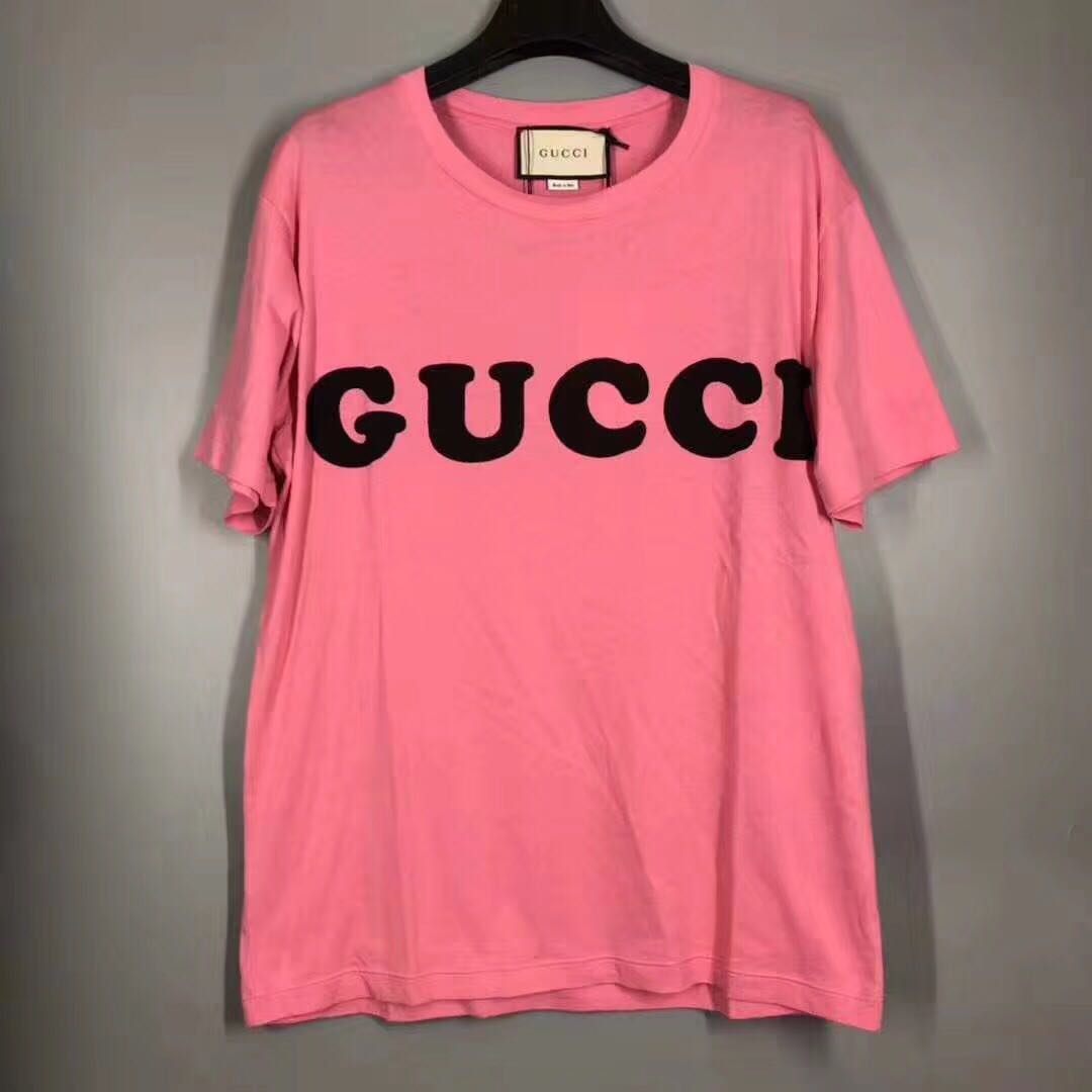 gucci pink tee