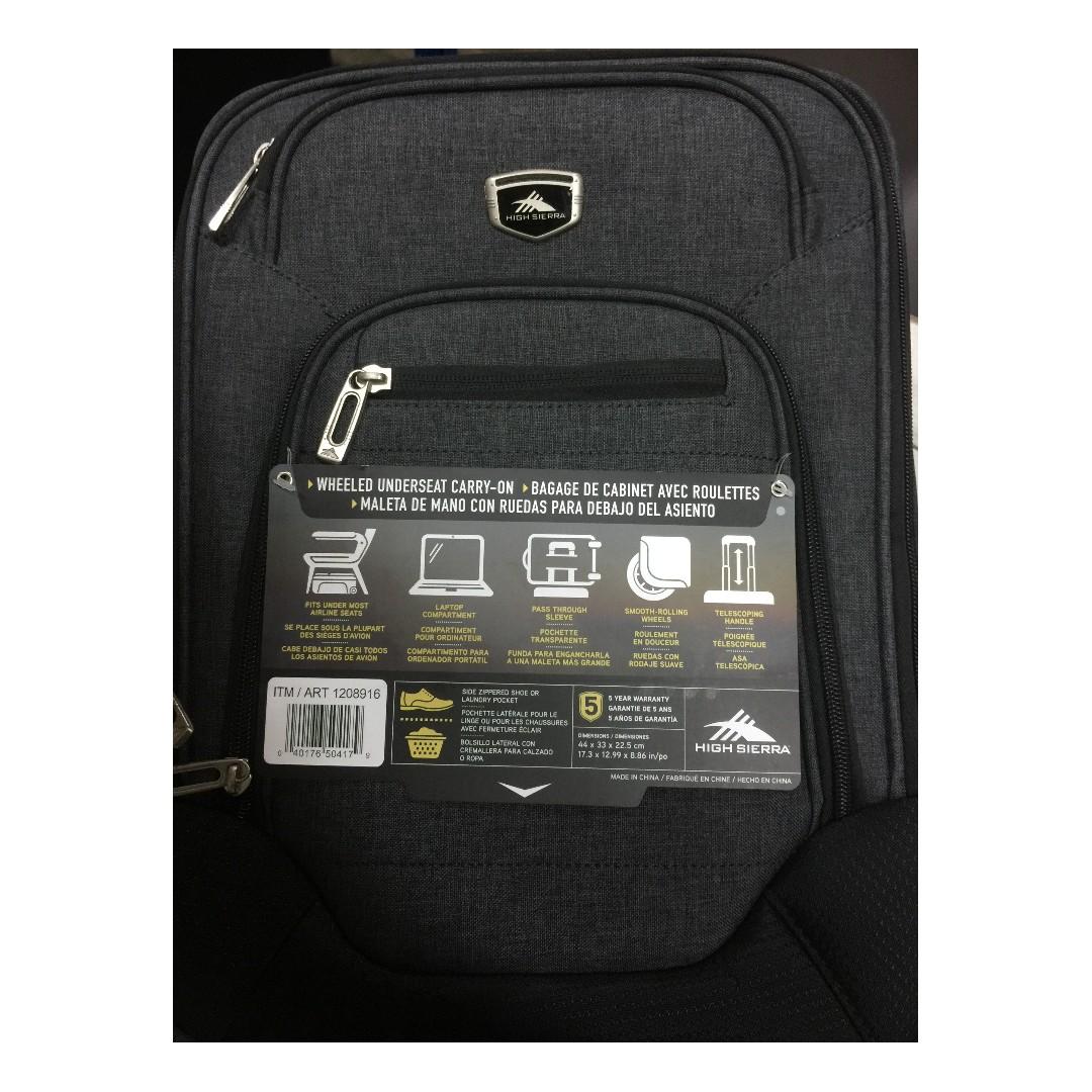 High sierra deals endeavor underseat