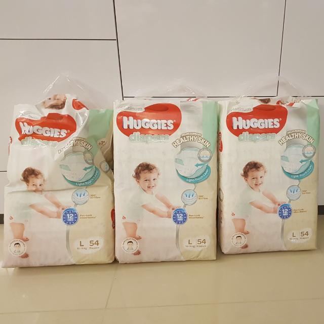 Huggies Diaper L size, Babies & Kids, Maternity Care on Carousell