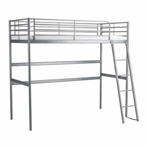 Ikea Svarta Loft Bed Silver Metal, Svarta Loft Bed Ikea Instructions