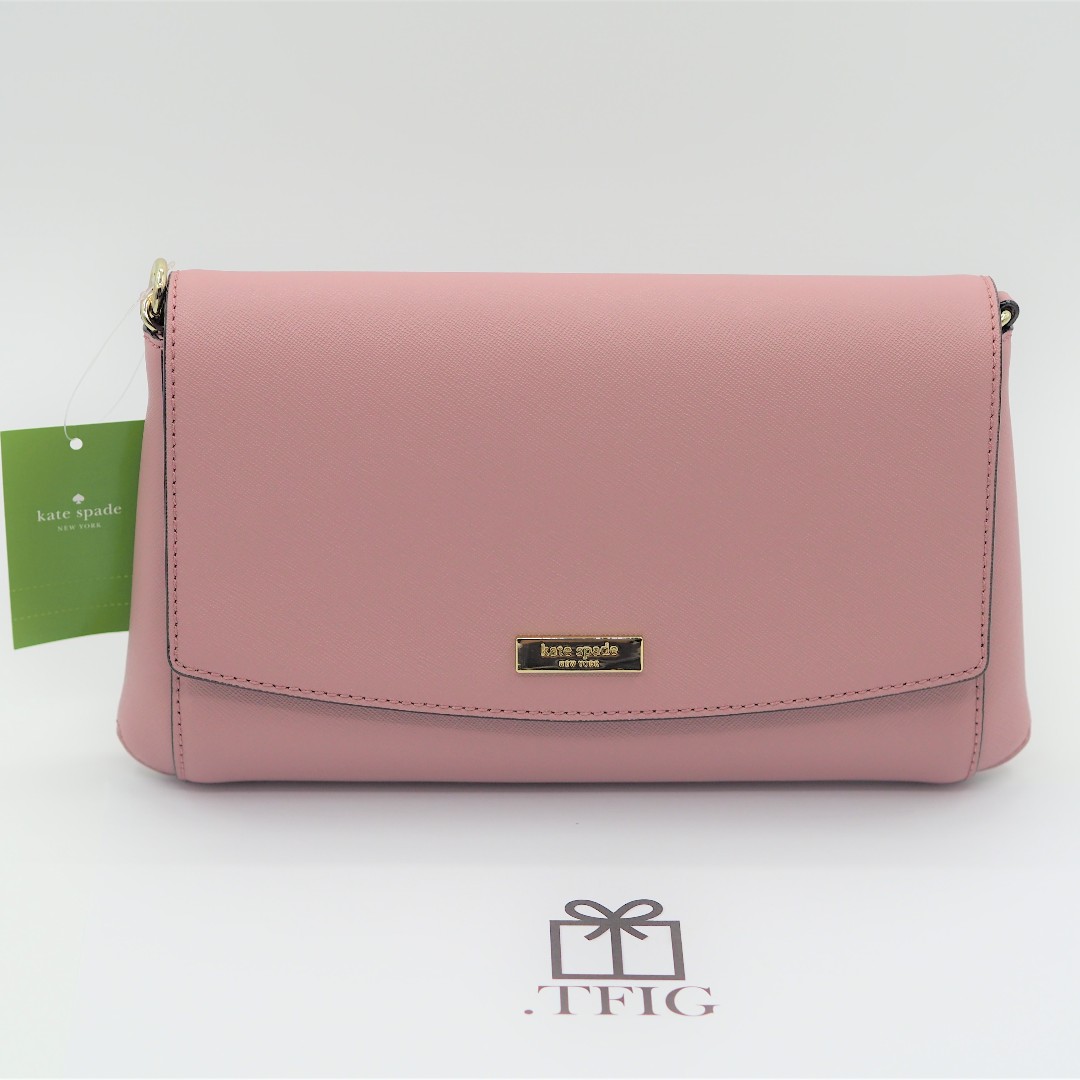 KATE SPADE] Laurel Way Greer Crossbody Handbag/Clutch (Pink), .TFIG.,  Women's Fashion, Bags & Wallets, Clutches on Carousell