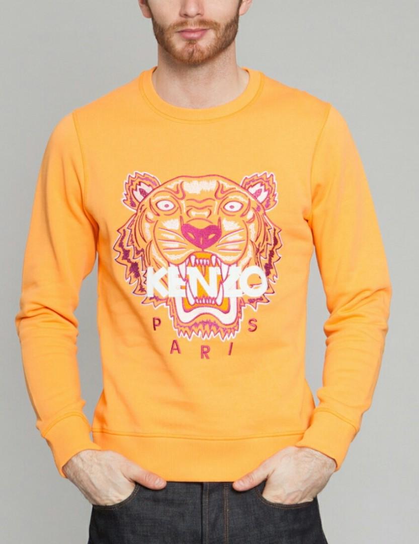 Kenzo Sweatshirt Original Paris Limited Orange Men S Fashion