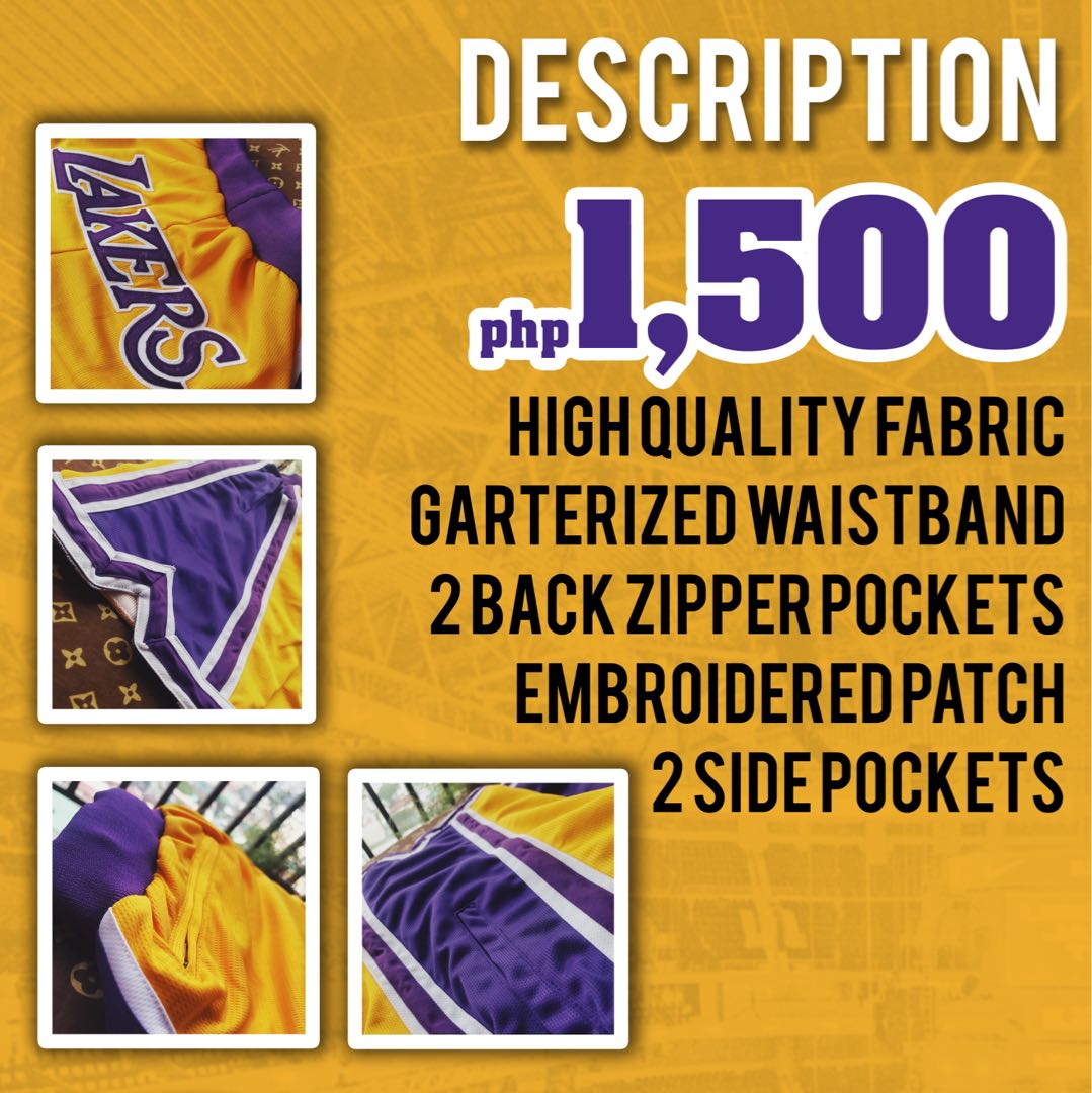 Lakers Just Don Shorts Sports Athletic Sports Clothing On Carousell