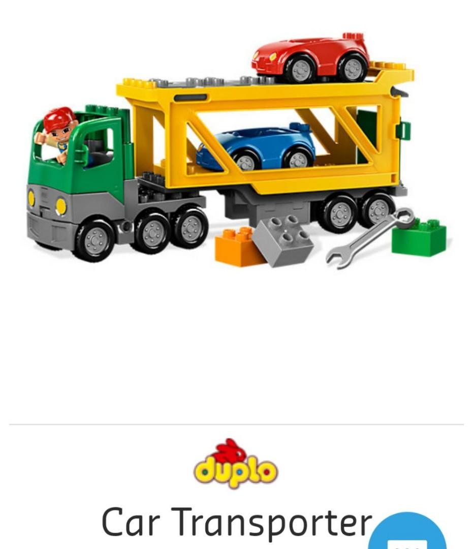 duplo car transporter