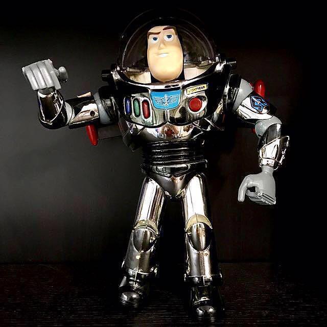 buzz lightyear chrome toy