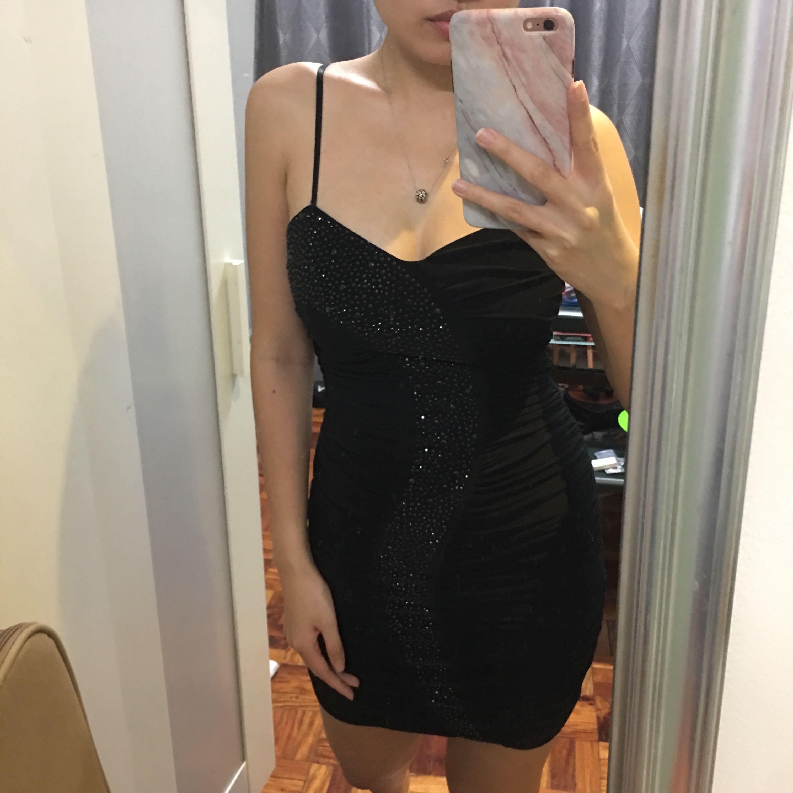 Forever 21 on sale black sparkly dress