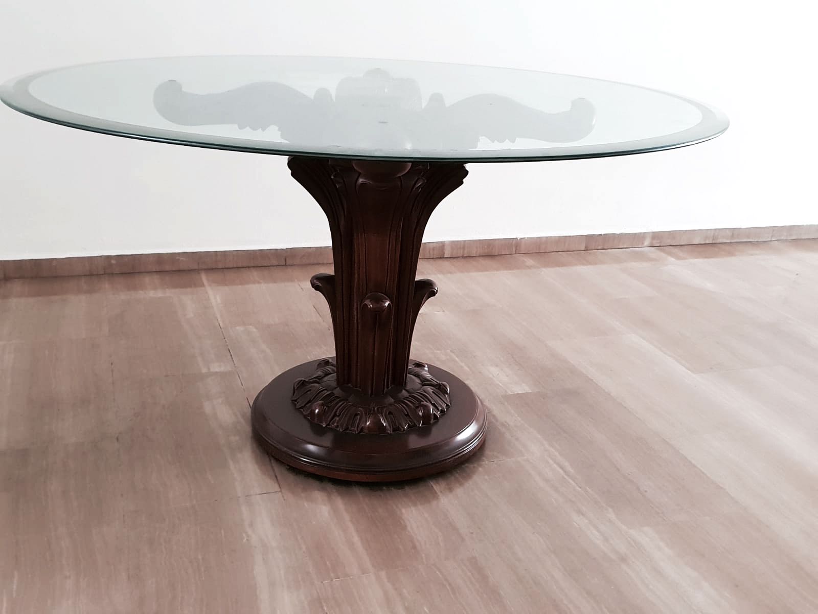 Gany Wood Round Dining Table Custom Made