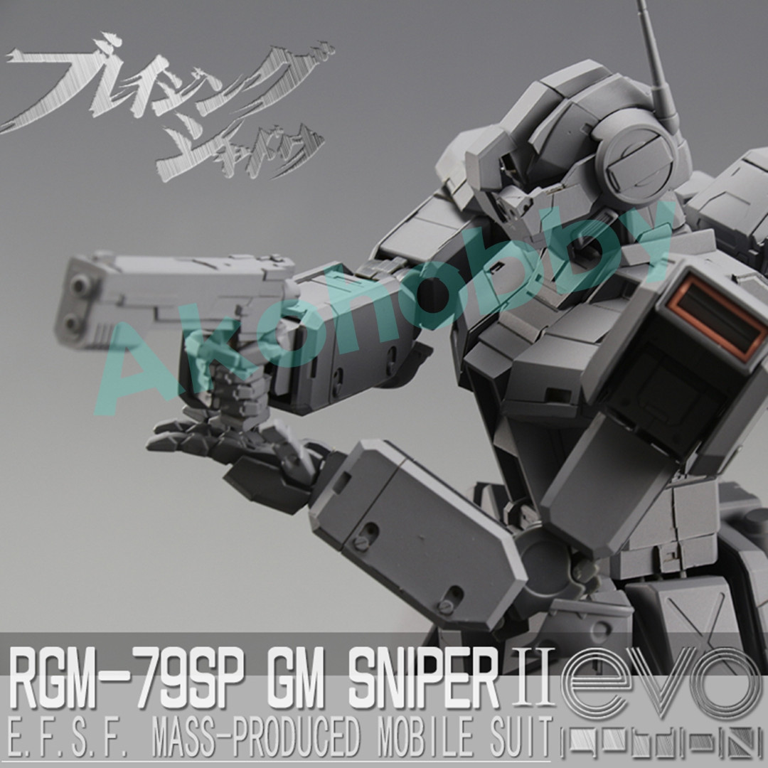 Mg 1100 Evo Rgm 79sp Gm Sniper Ii Blazing Shadow Ver Resin