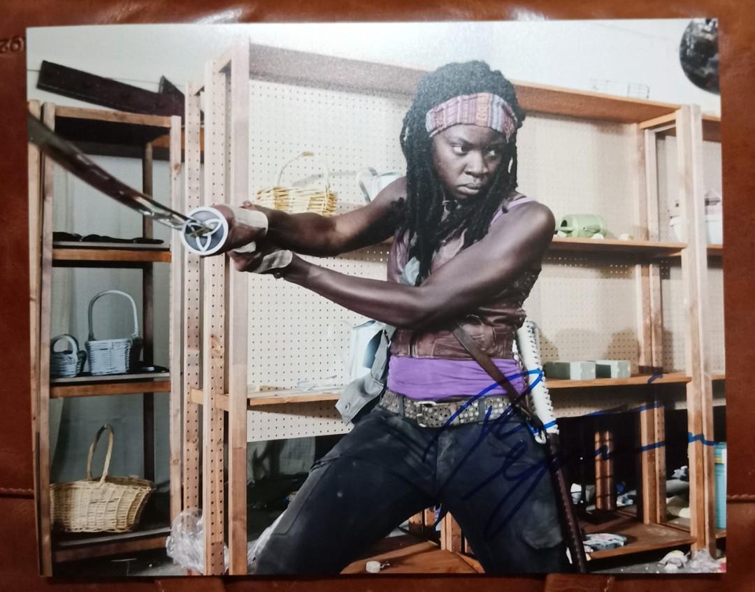 Michonne The Walking Dead handsigned autographed photo (Category: Western Merchandise) located in Pasig City. Submitted by flash0526 (Listing ID 197932311, Image 1). Description: This is a hand signed autographed 8x10 photo of actress Danai Gurira who plays the samurai wielding badass Michonne in the Walking Dead. This was bought a few years ago from a reputable US comics and collectibles store. It has no certificate of authenticity but it was au
