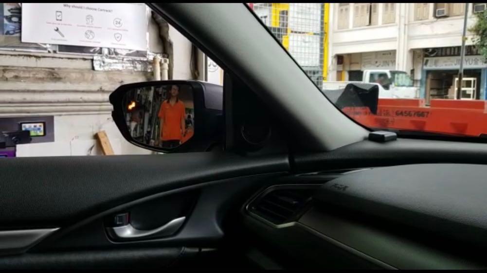 Microwave Blind Spot Monitoring System Installed On Honda Civic Fc 2016 2018 Car Accessories Electronics Lights On Carousell
