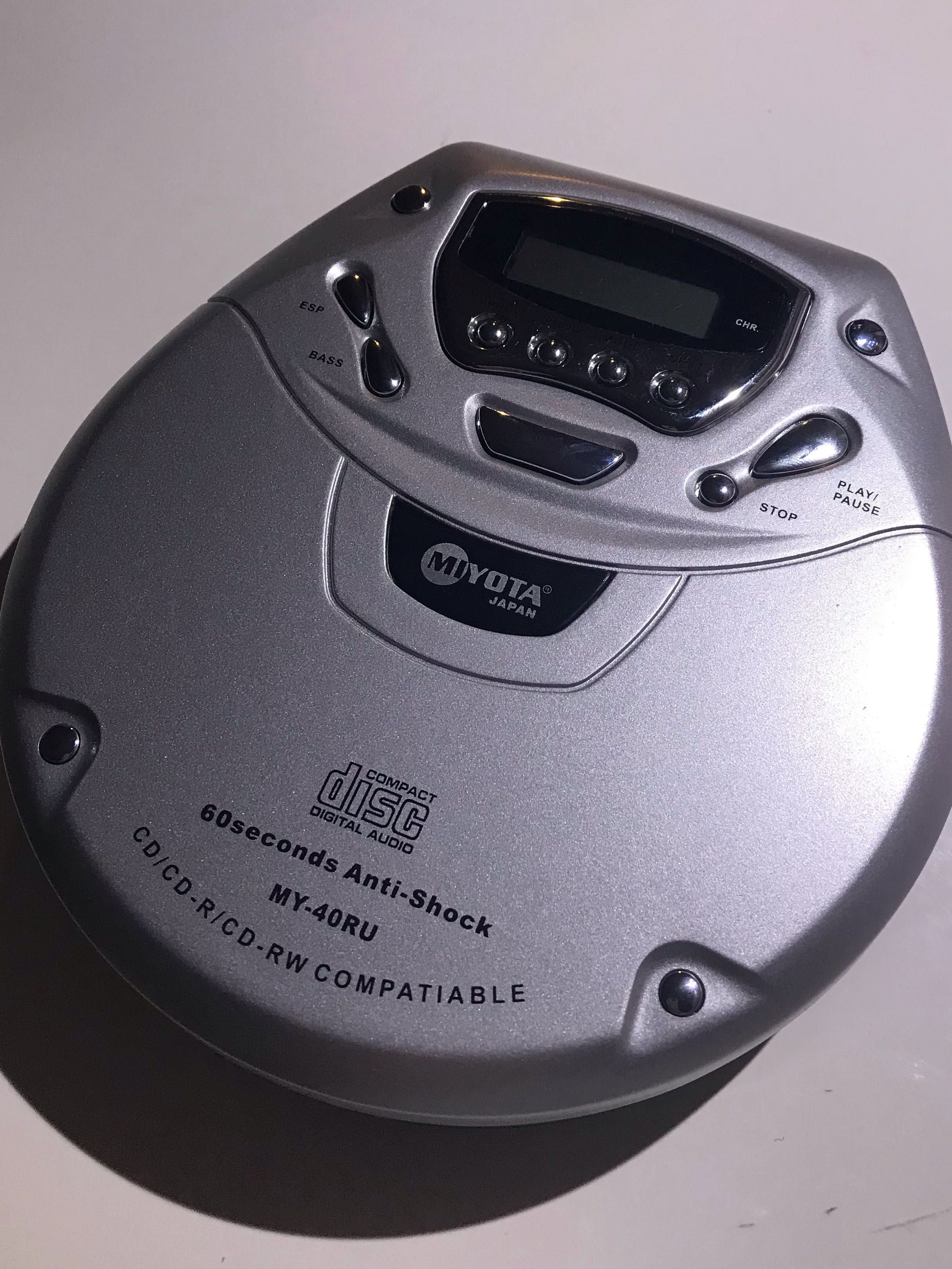 Miyota Japan Portable CD Player Battery Operated, Audio, Portable Music