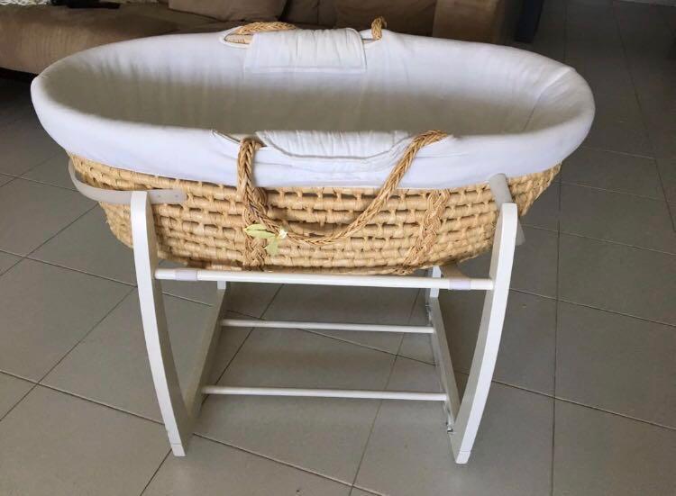 mamas and papas rocking moses basket stand