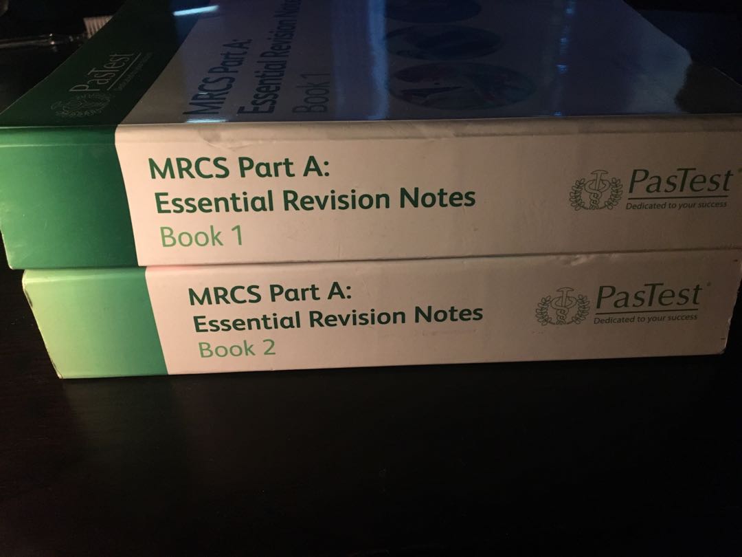 Mrcs Part A Books 1 And 2 Hobbies Toys Books Magazines Assessment Books On Carousell