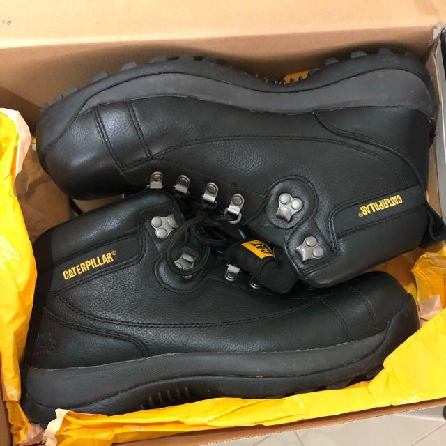 Caterpillar men's hydraulic mid discount cut steel toe boot