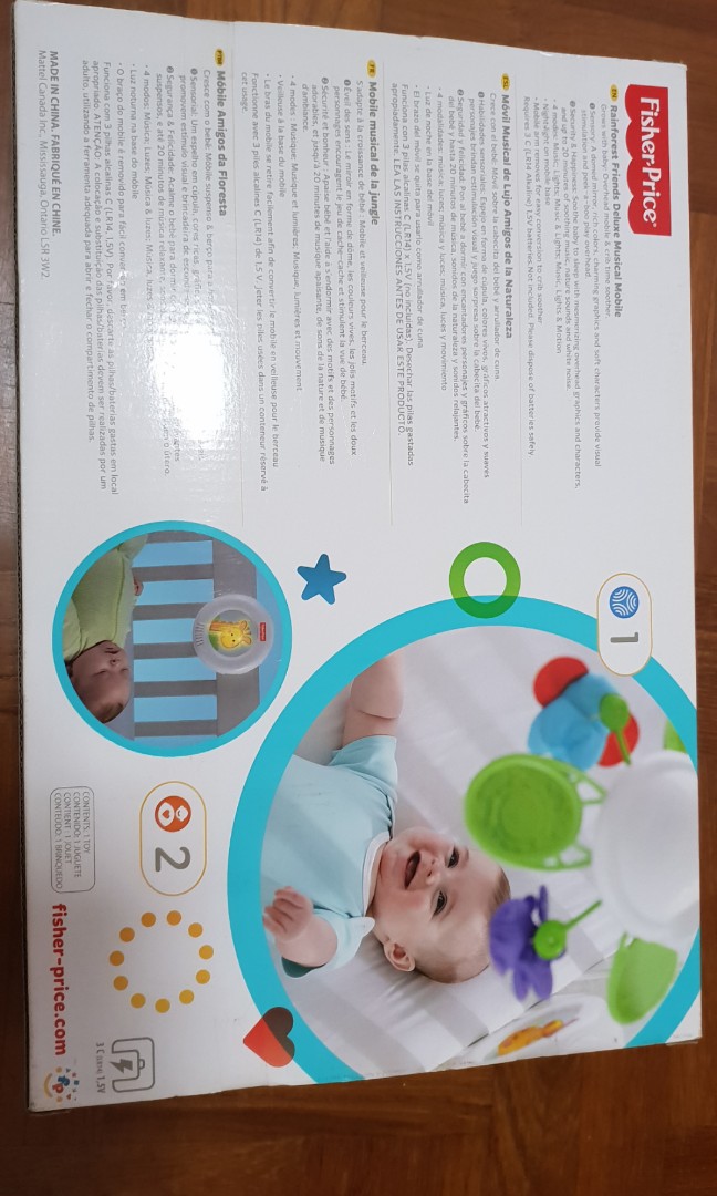 New Fisher Price Cot Mobile, Babies & Kids, Infant Playtime on Carousell