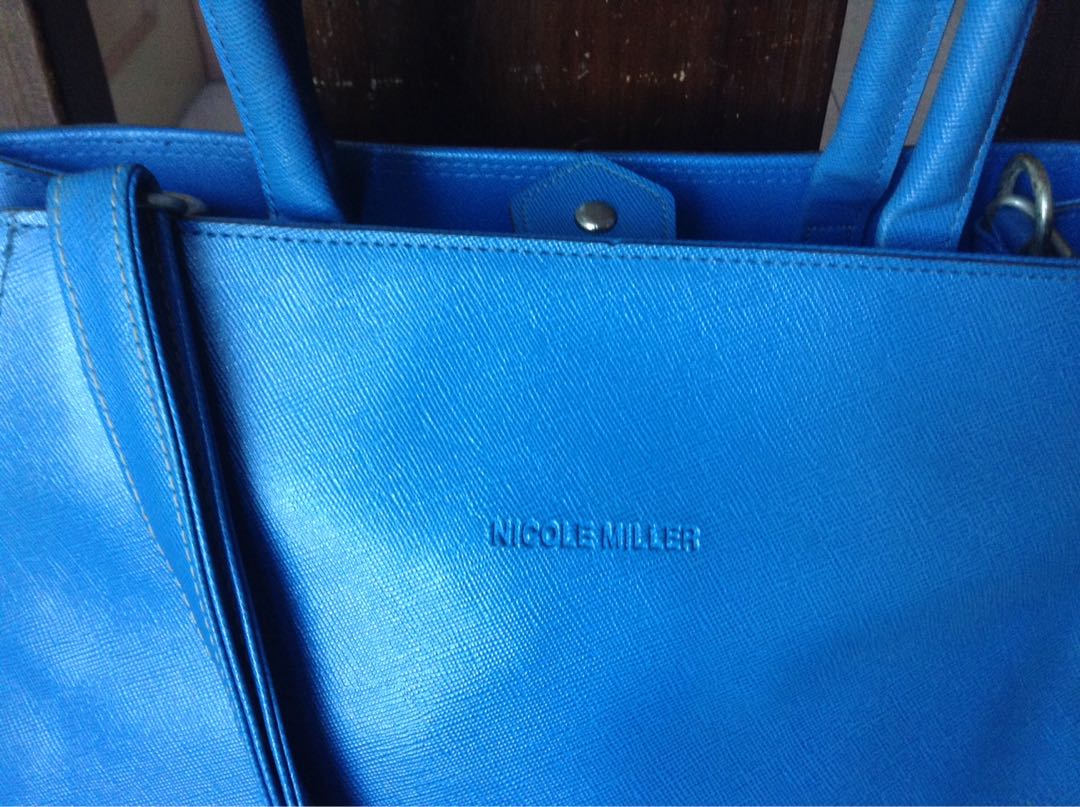 nicole miller blue purse