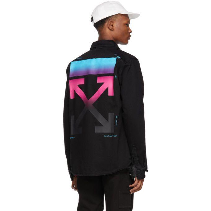 black denim jacket off white