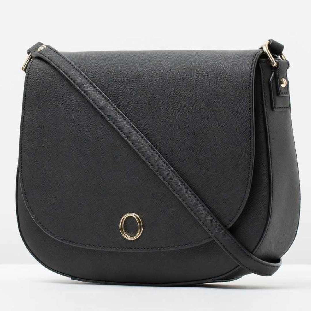 Oroton Metier Satchel Sling Bag Black Women s Fashion Bags