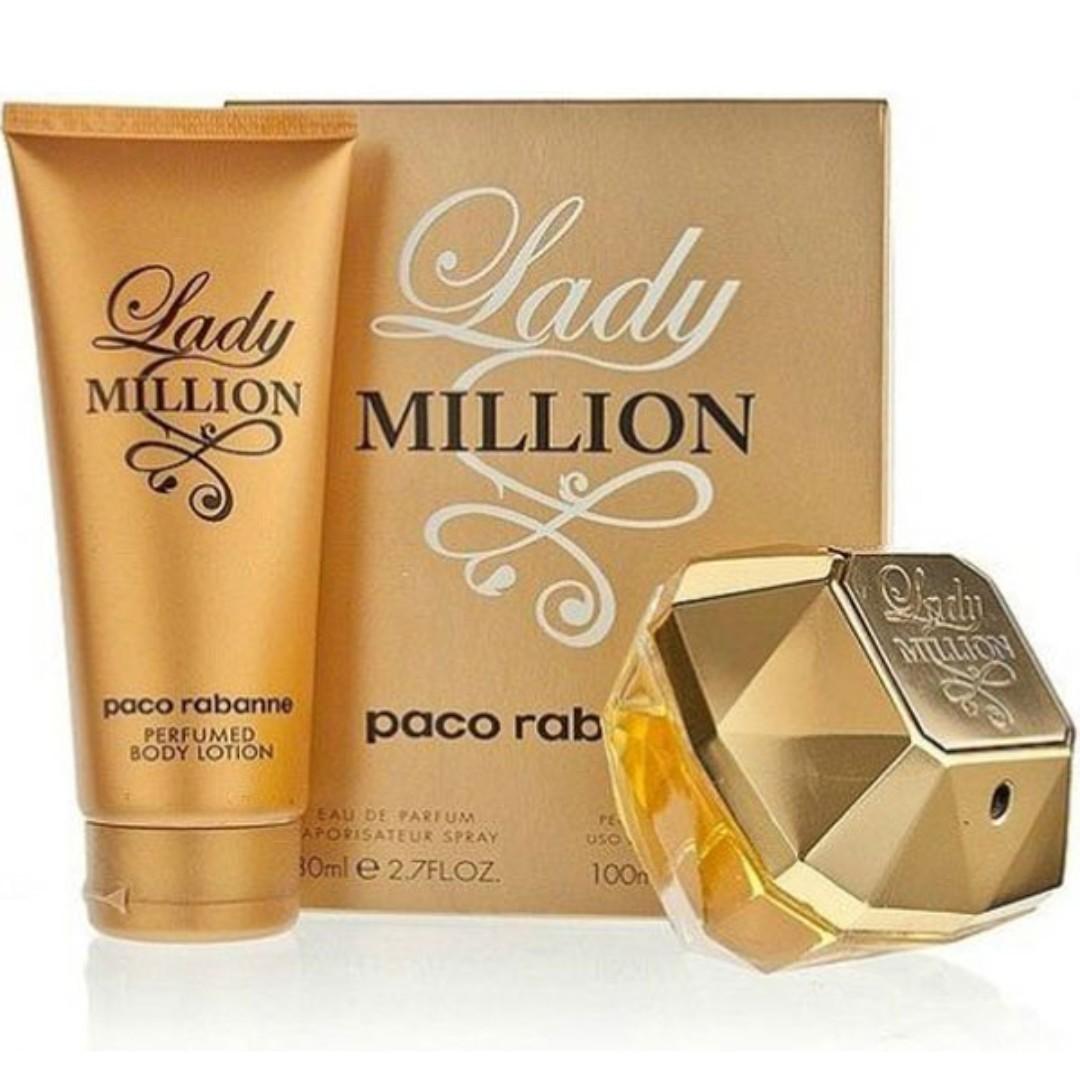 Paco Rabanne 1 Million Women Gift Set Edp 80ml Lotion 100ml Health Beauty Perfumes Deodorants On Carousell