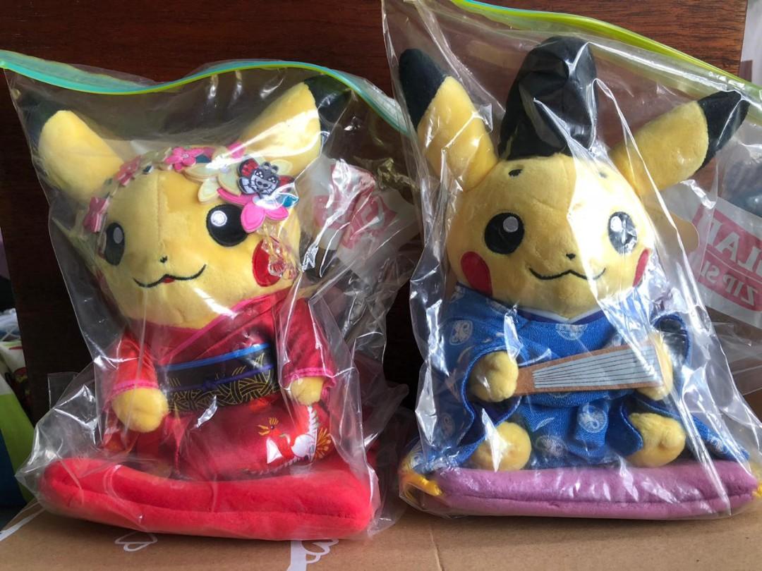 Pokemon Center Kyoto Pikachu Plush Hobbies Toys Toys Games Stuffed Toys On Carousell