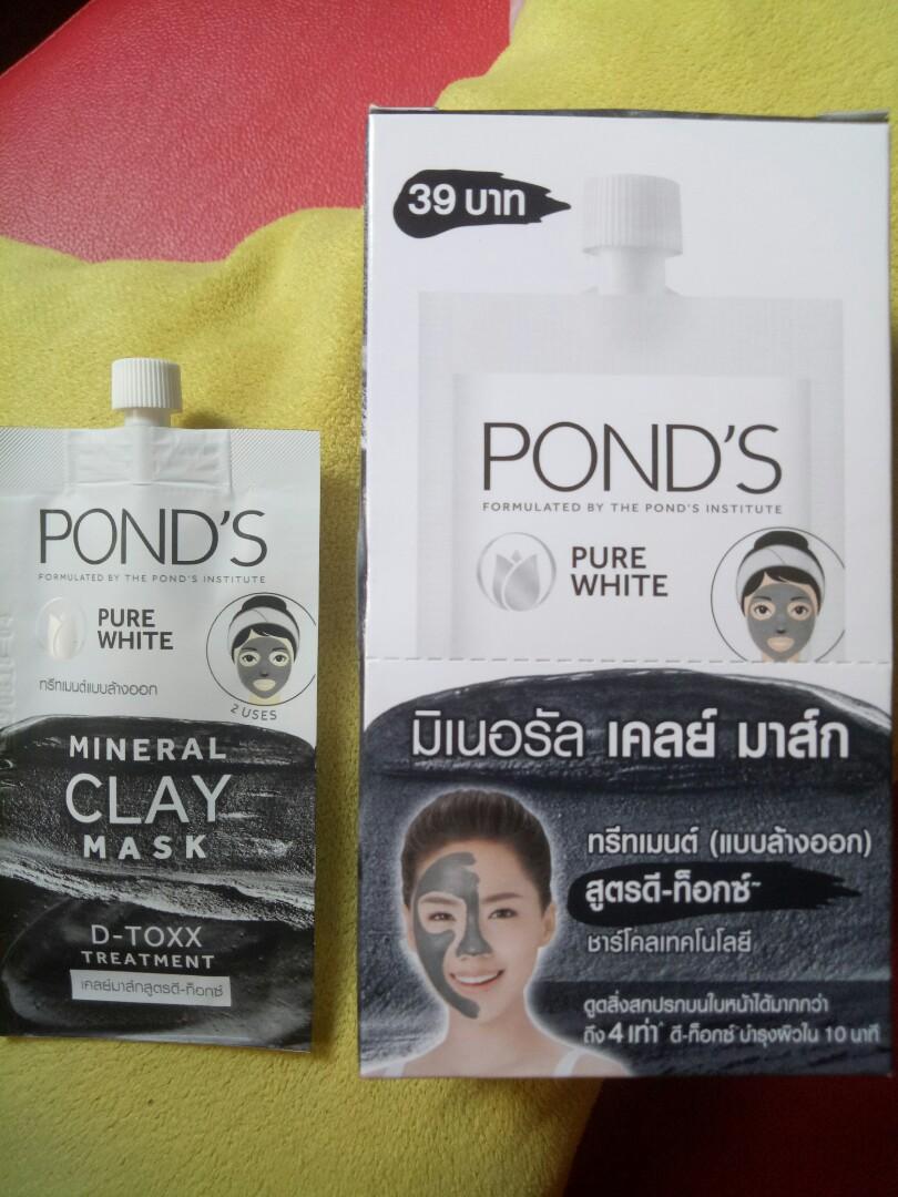 ponds charcoal clay face wash