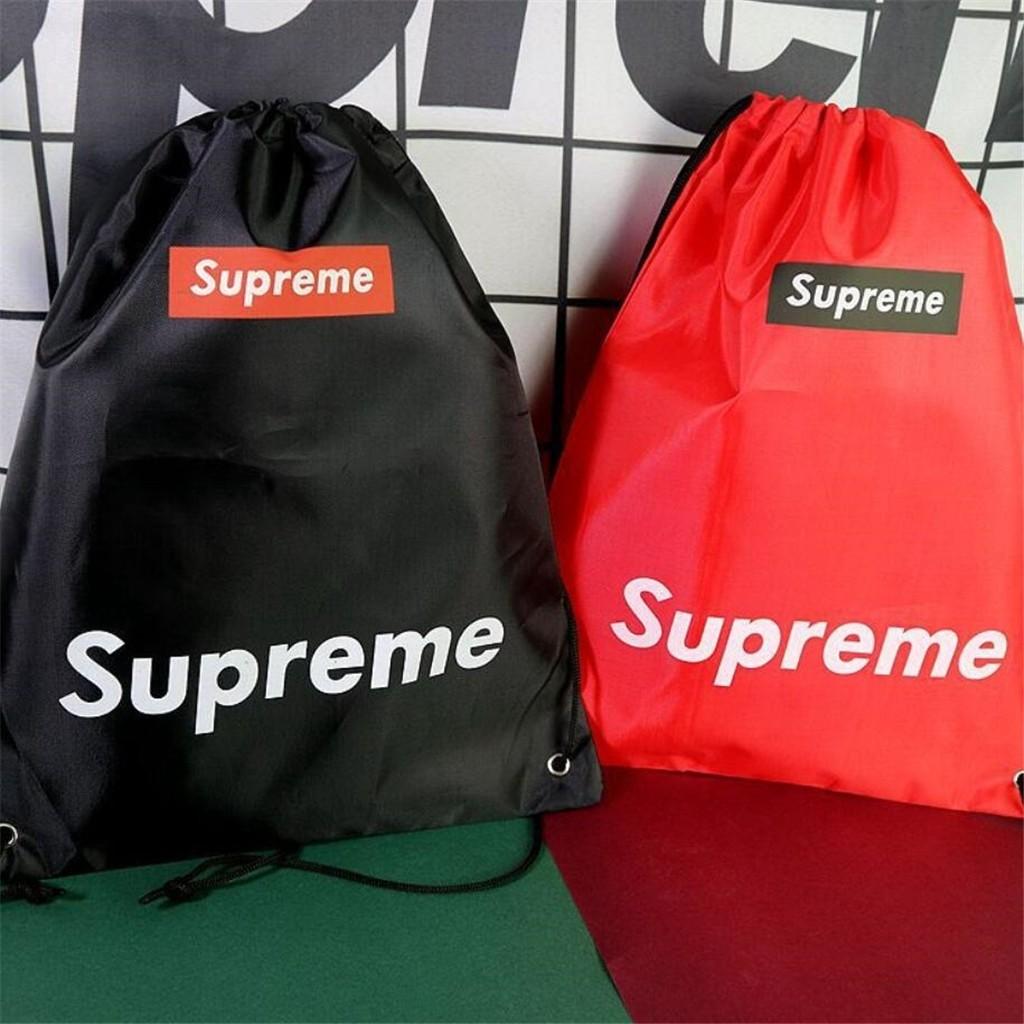 supreme drawstring bag