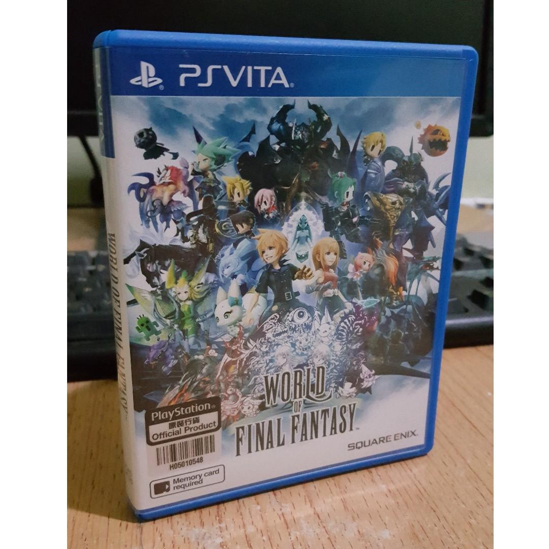 Psvita Ps Vita World Of Final Fantasy Video Gaming Video Games On Carousell