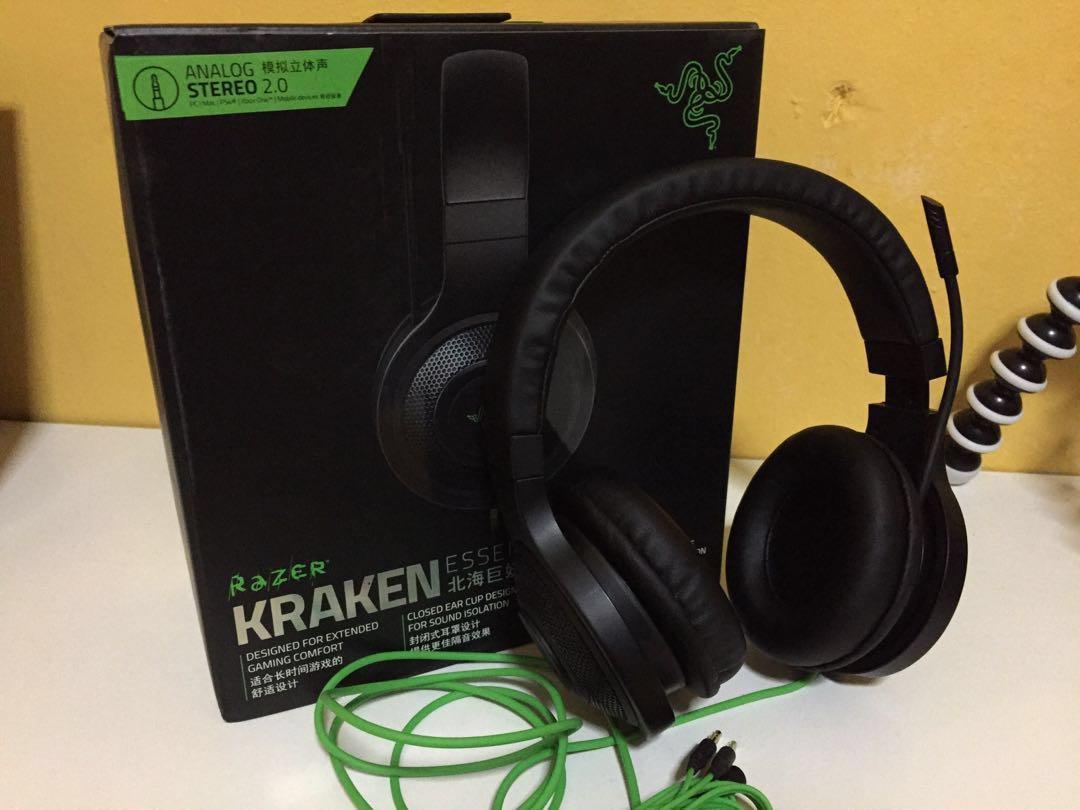 Razer kraken essential deals analog stereo 2.0