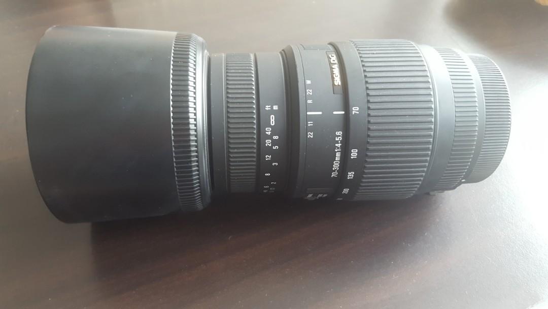 Sigma 70 300mm F4 5 6 Dg Macro For Canon Photography Lenses On Carousell