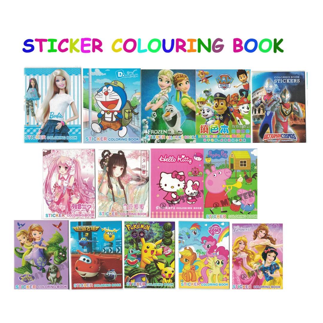 Stickers Colouring Book *Kid Activity *Goodie Bag *Gifts 