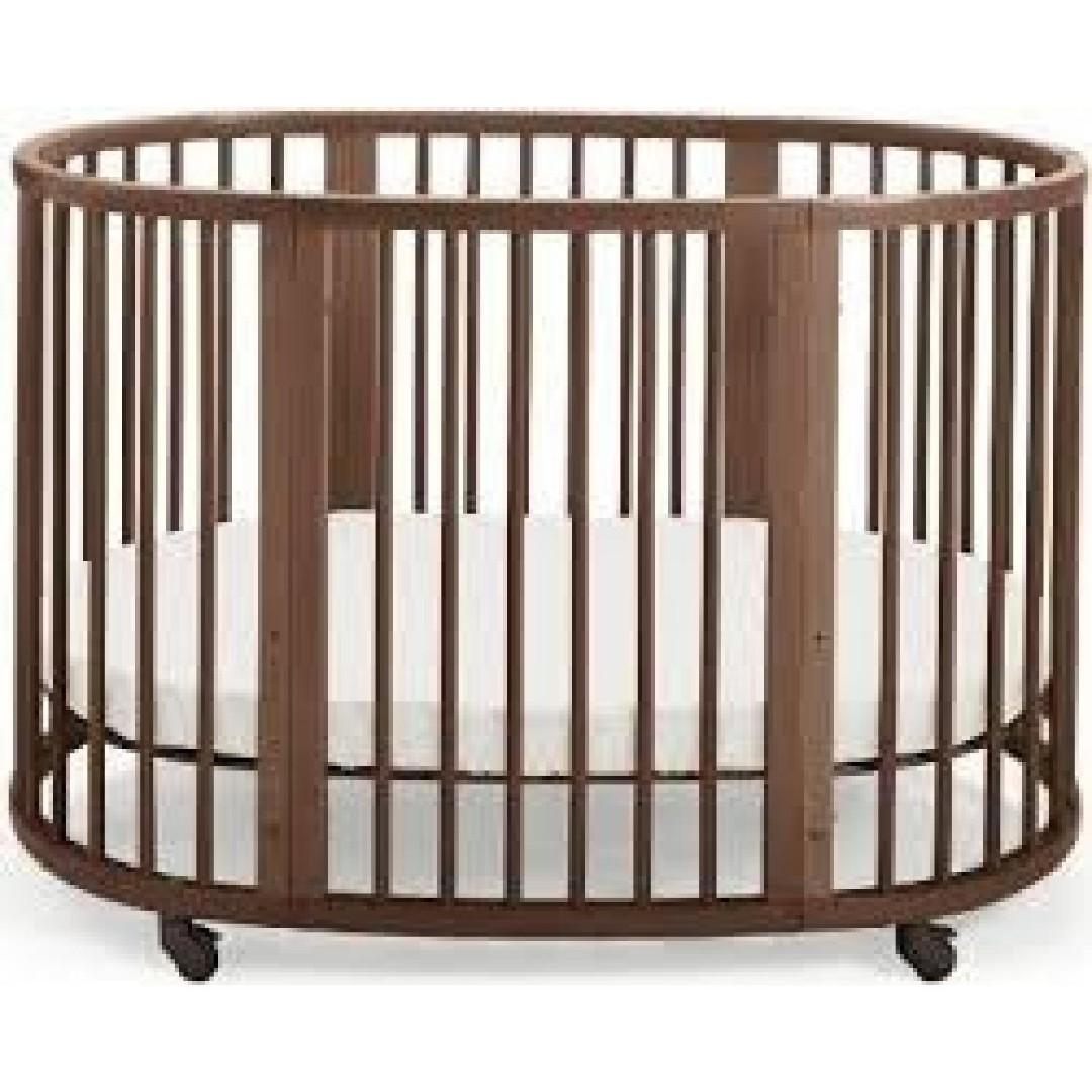 stokke crib walnut