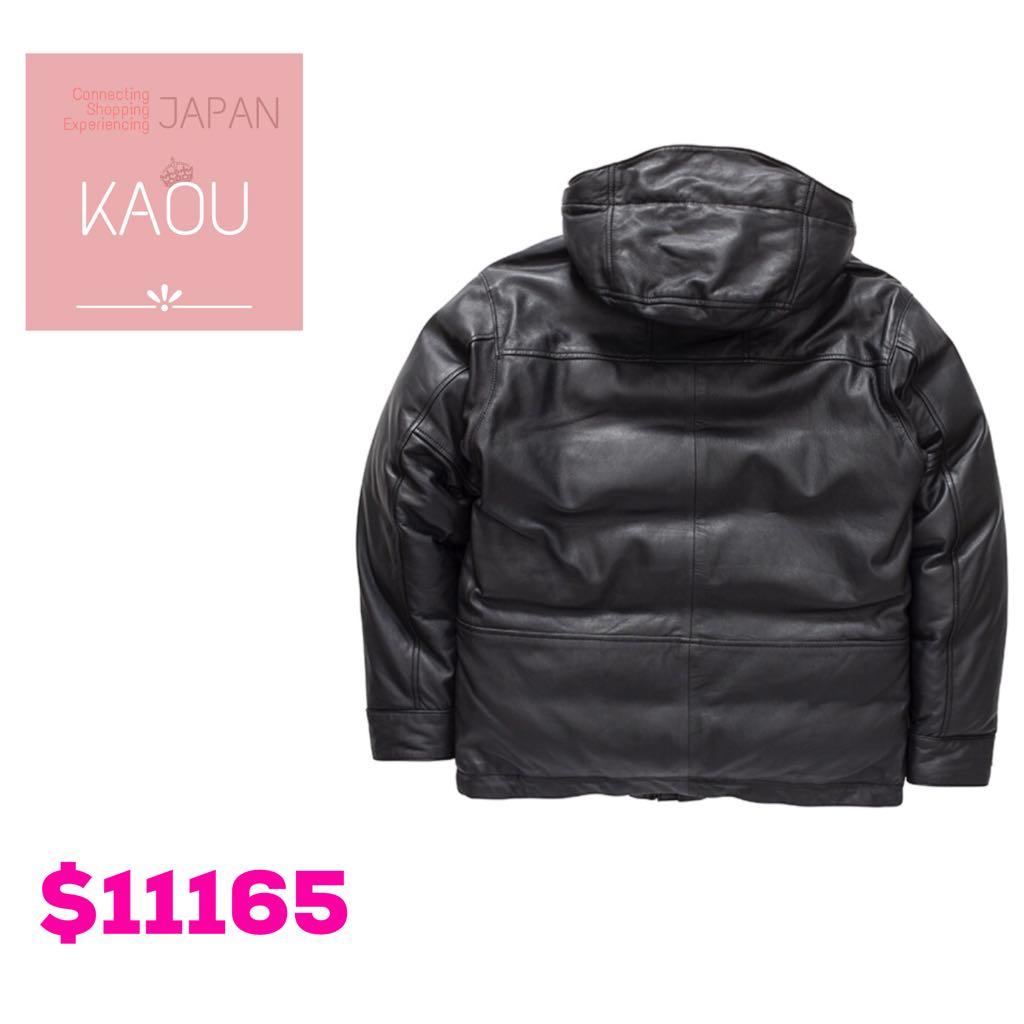 The north face purple label Mountain Down Leather Jacket