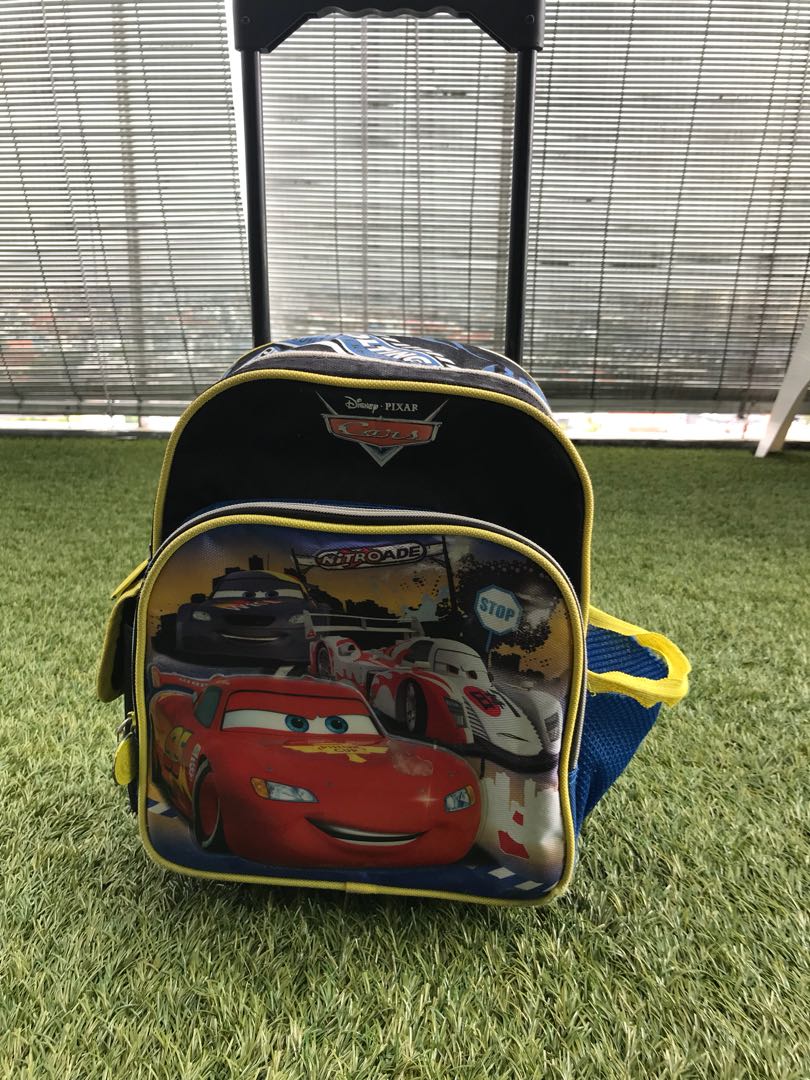 lightning mcqueen school bag