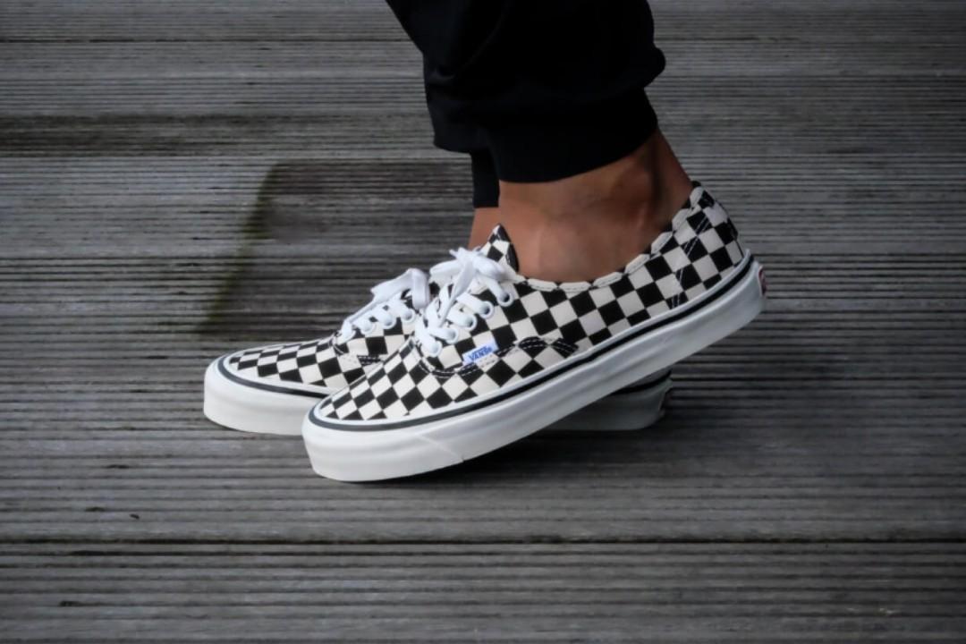 vans authentic checkerboard outfit