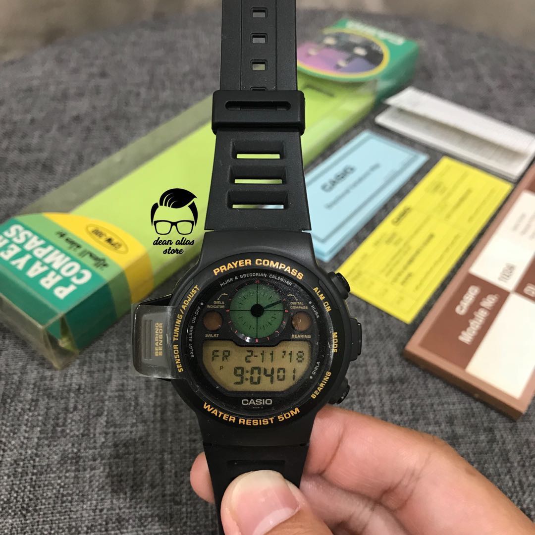 casio kiblat watch