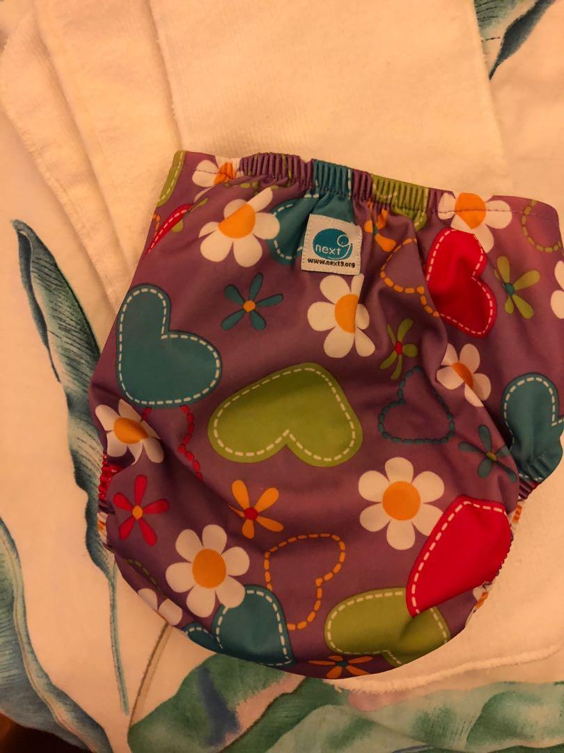Washable Cloth Diapers with 3 Inserts (Category: Babies & Kids Fashion) located in Taguig. Submitted by declutter1234 (Listing ID 197913470, Image 2). Description: In excellent condition. No stains. With 3 inserts- Free Fits Newborn to 2 years old .