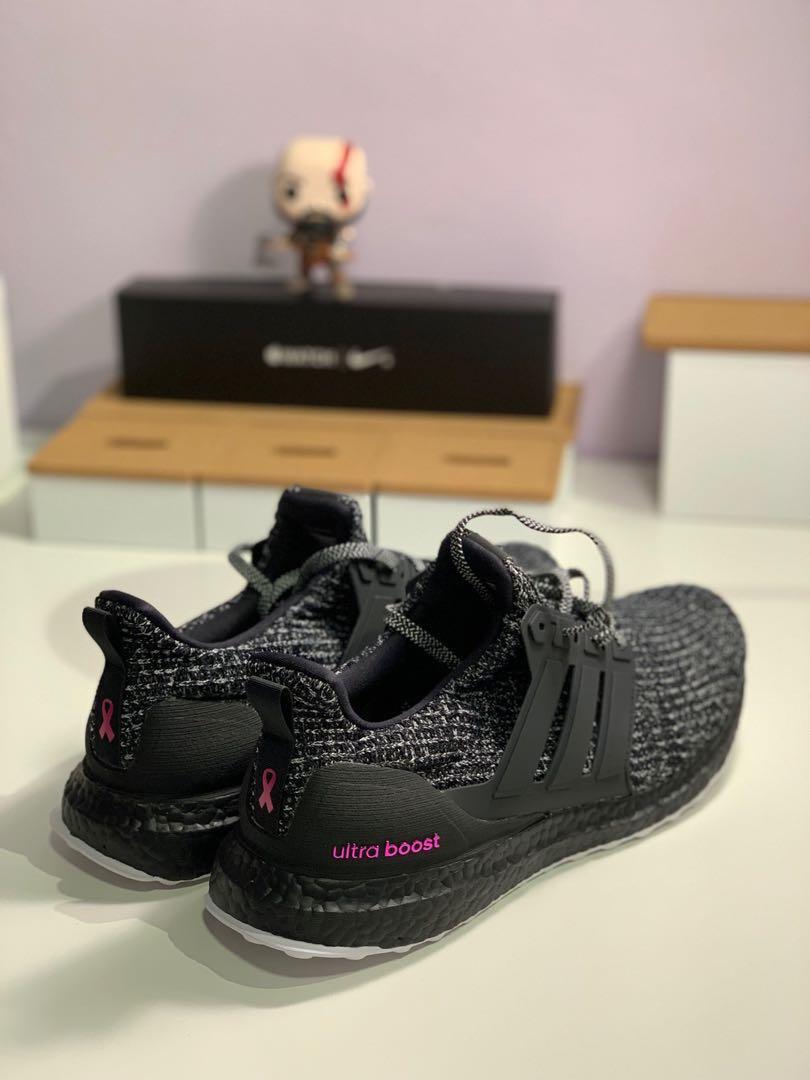 100 Original Adidas Ultra Boost 4.0 Cancer Awareness Limited Edition Men s Shoes BC0247